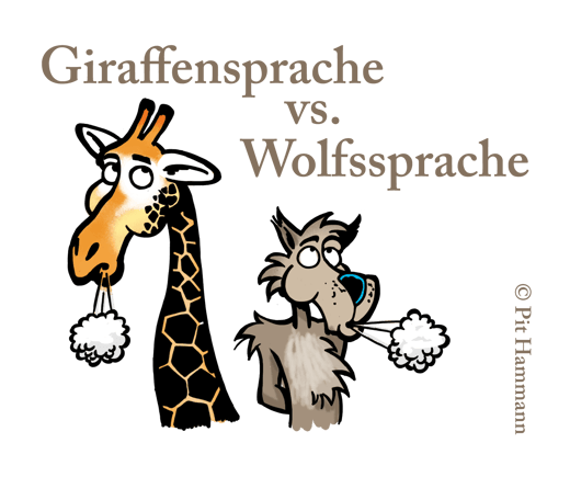 Giraffensprache vs wolfddprache